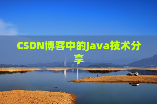 CSDN博客中的Java技术分享